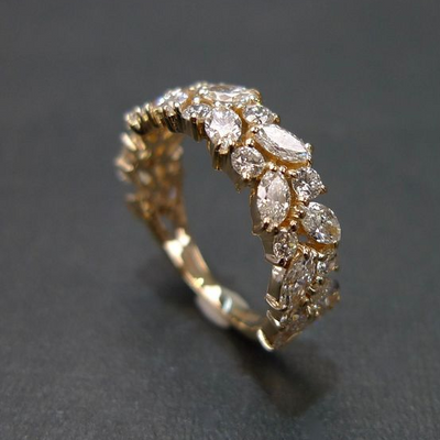 Aspen™ | Bright Gold Ring