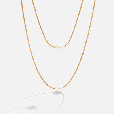 Textured Freshwater Pearl Necklace