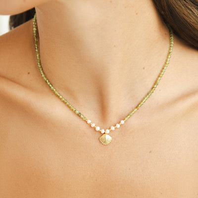 Luka Pearl and Shell Necklace