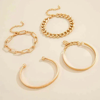 Eilan Mercer Bracelet Set | Gold
