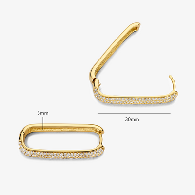 Large Iconic Pavé Rings | Gold
