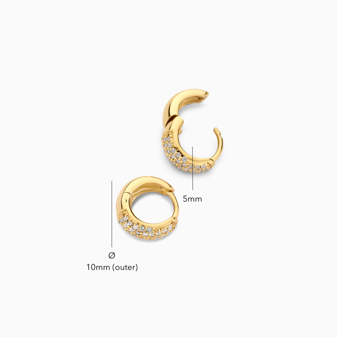 Jules Mini Earrings | Gold