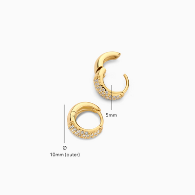 Jules Mini Earrings | Gold