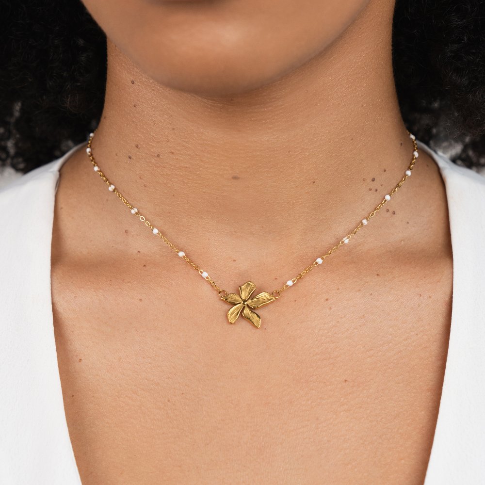 "Awakening of Spring" Pearl Necklace