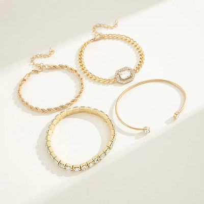 Dometia Calvina Bracelet Set | Gold